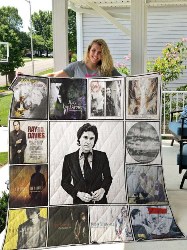 Ray Davies 3D Customized Quilt Blanket