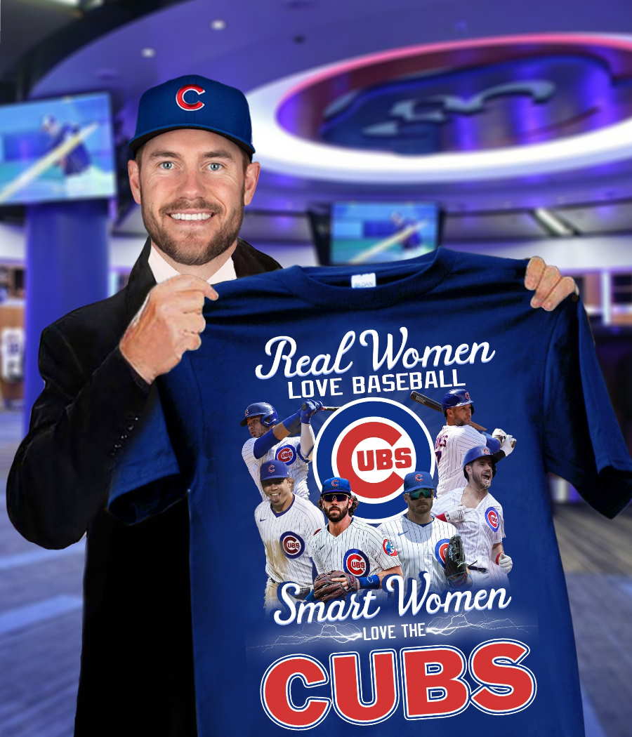 Real Women Love Baseball Smart The Cubs Unisex Shirt