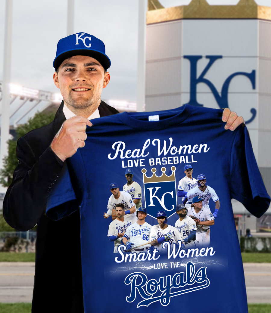 Real Women Love Baseball Smart The Royals Unisex T Shirt