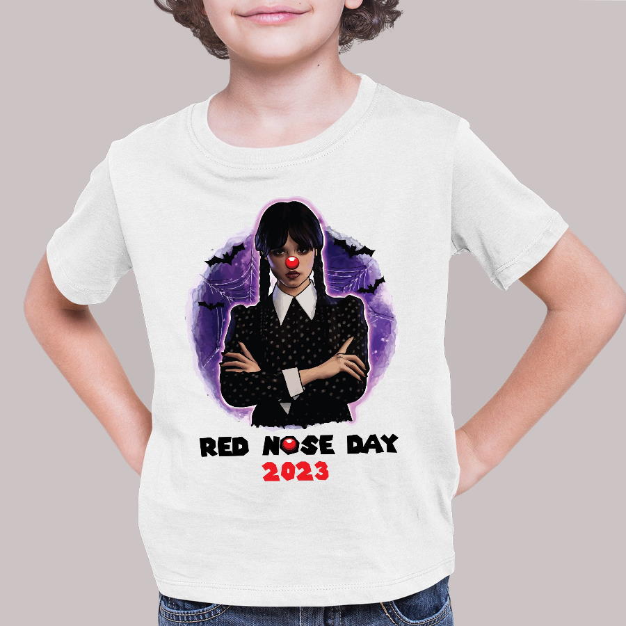 Red Nose Day 2023 School Comic Relief Dress Up Costume – Boys Girls T Shirt