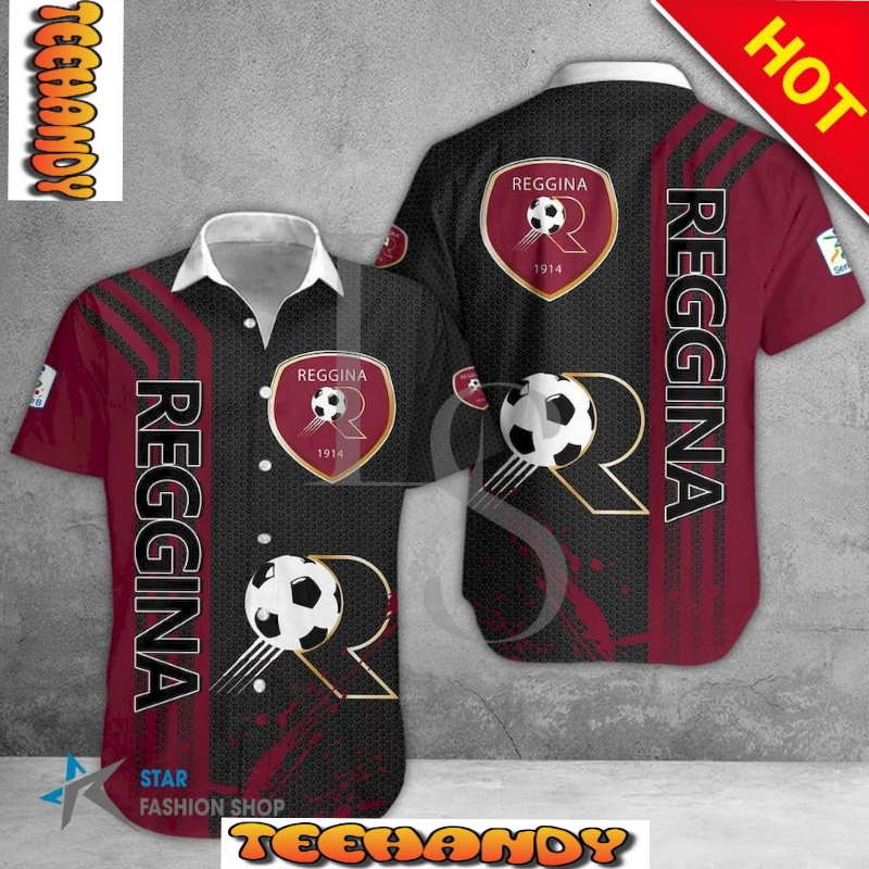 Reggina Calcio Seria B Hawaiian Shirt