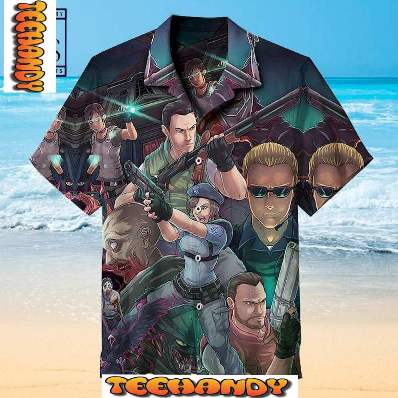 Resident Evil Cartoon Hawaiian Shirt