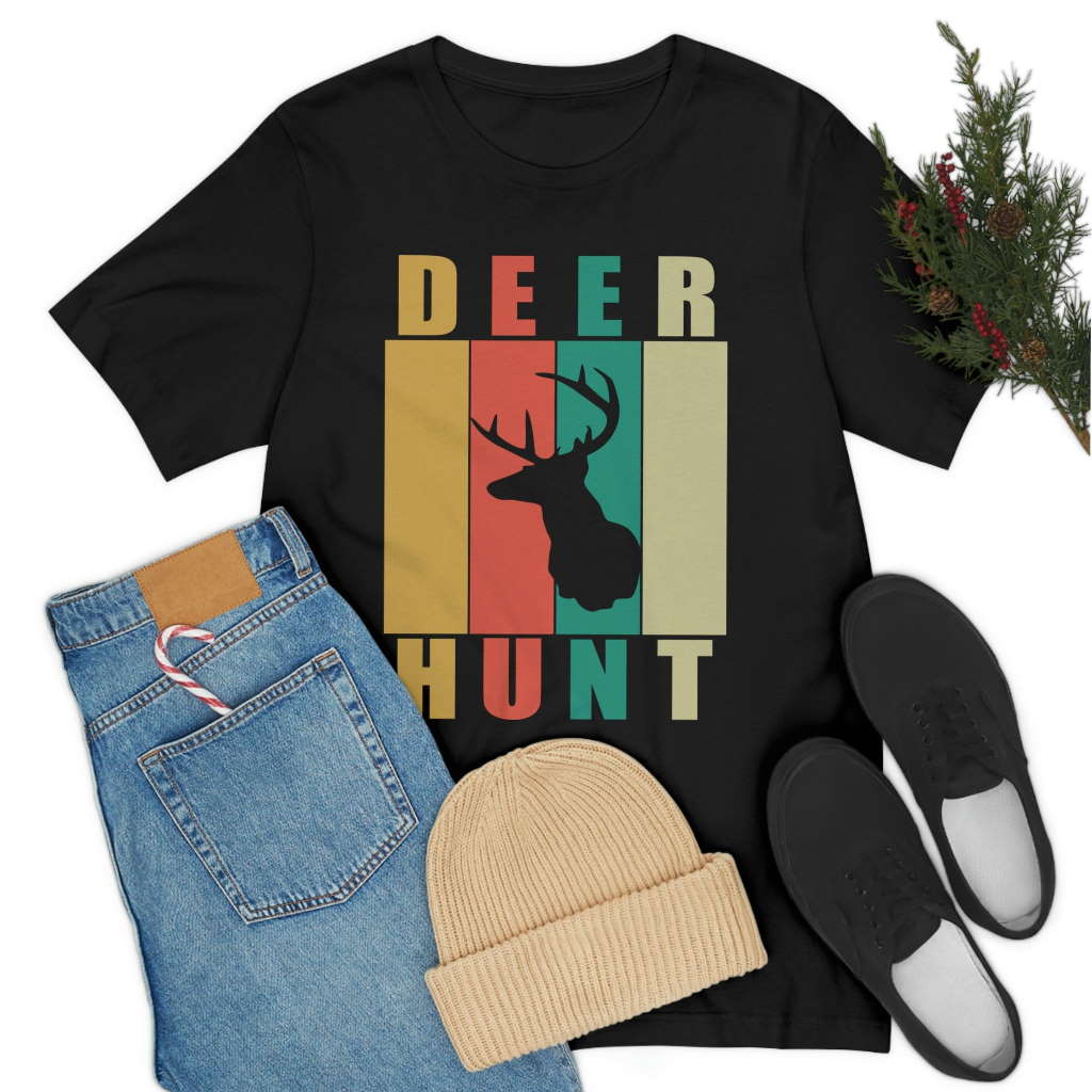 Retro Deer Hunter Shirt,Sling Lover Men Women Ideas for Dad Shirt