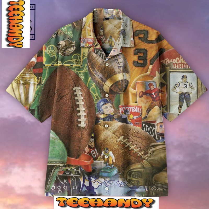 Retro Rugby Hawaiian Shirt