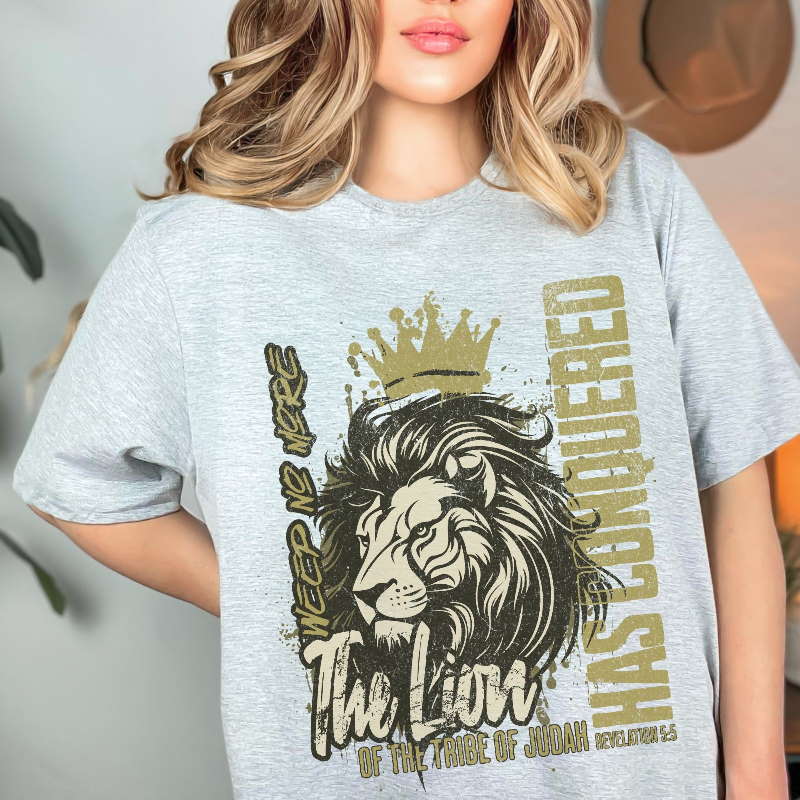 Revelation 55 The Lion of Judah Bible Verse T-shirt