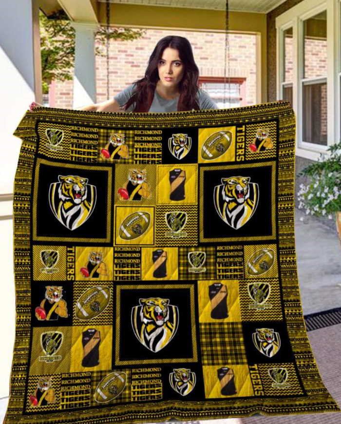 Richmond Tigers 3D Customized Quilt Blanket