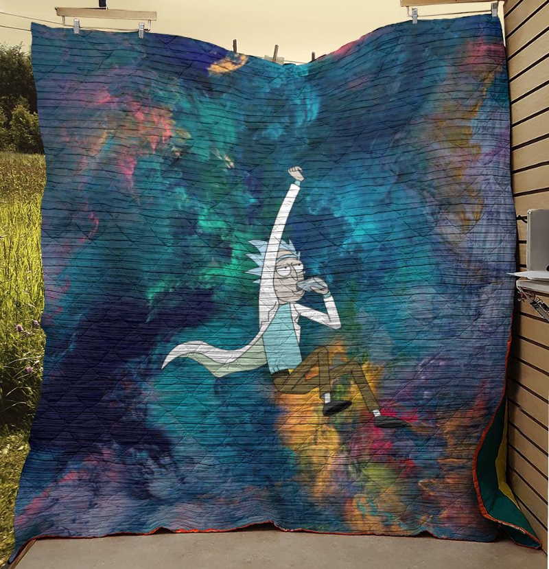 Rick Sanchez 3D Customized Quilt Blanket