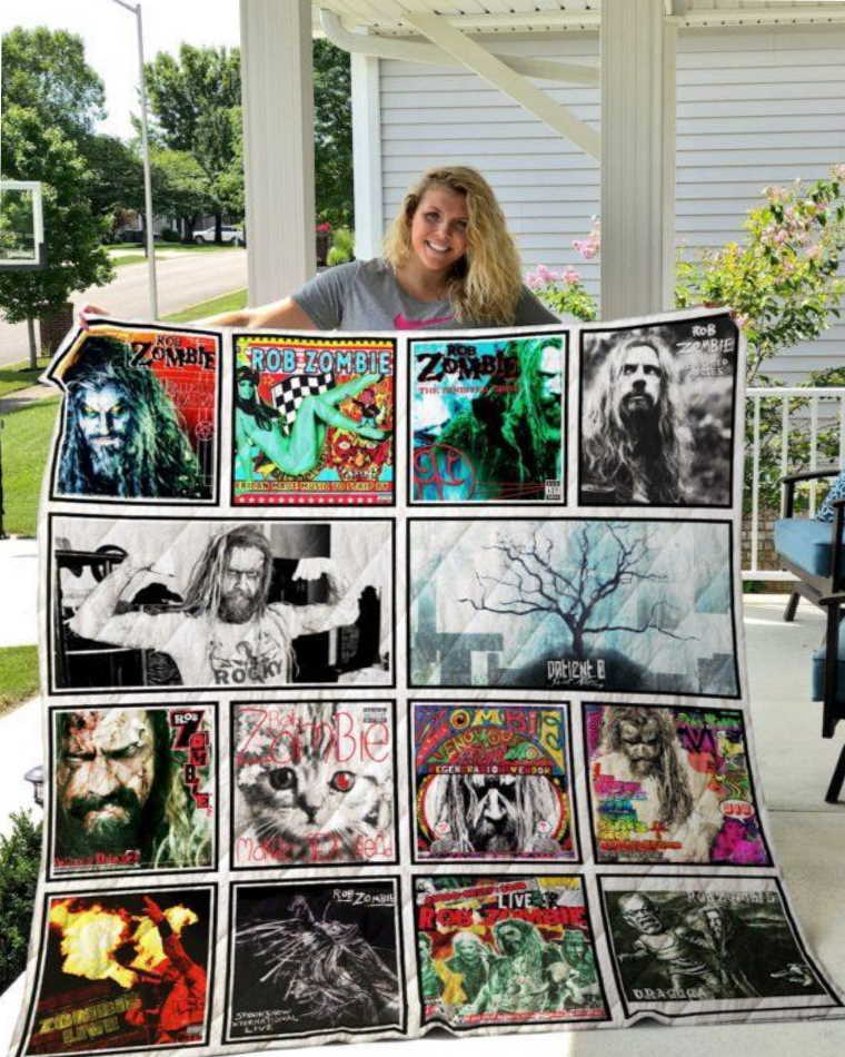 Rob Zombie 3D Customized Quilt Blanket