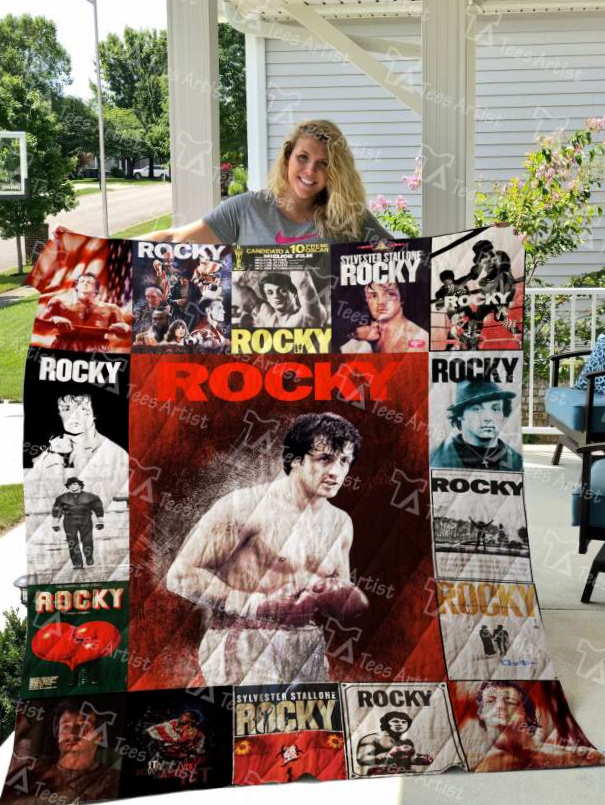 Rocky 3D Customized Quilt Blanket