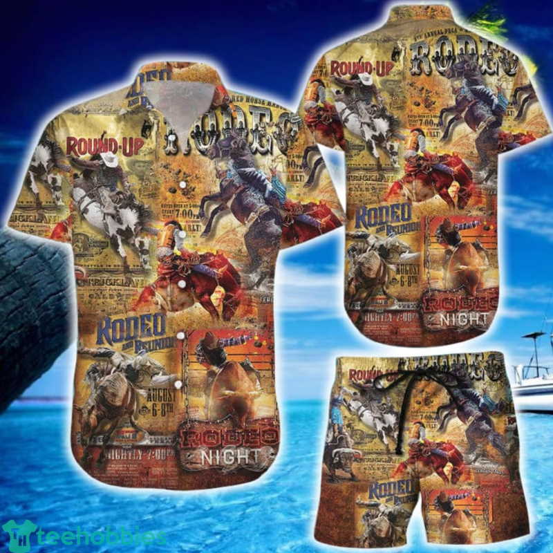 Rodeo Is Not Sport Short Sleeve Hawaiian Shirt And Short