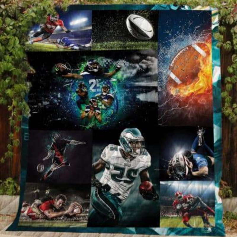 Ruck And Roll 3D Customized Quilt Blanket