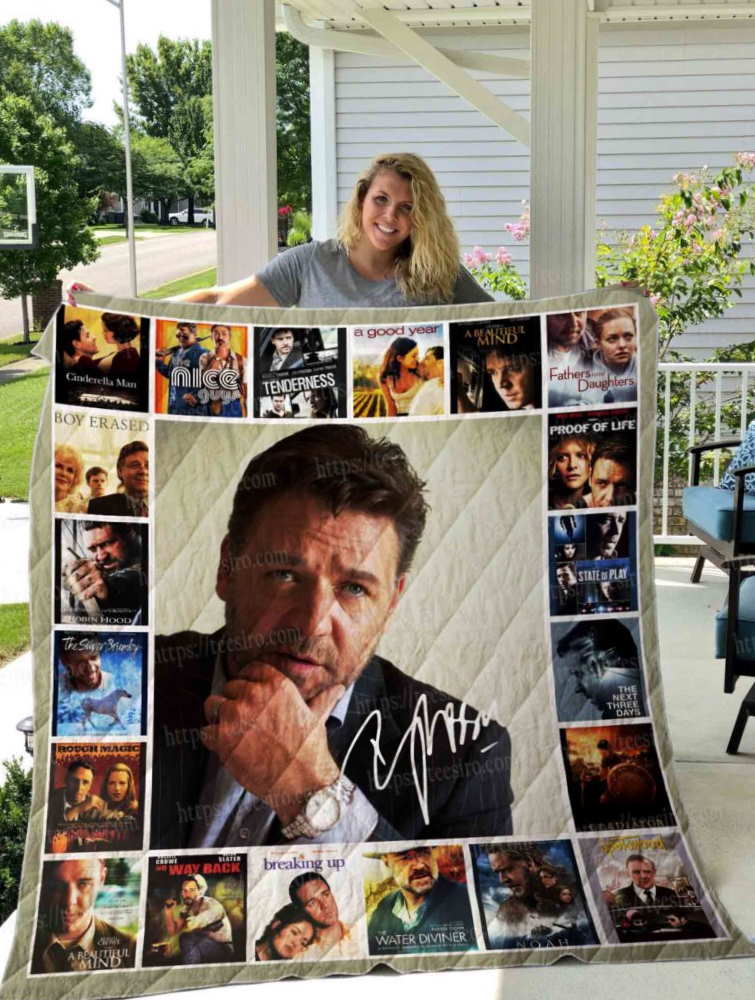 Russell Crowe 3D Quilt Blanket