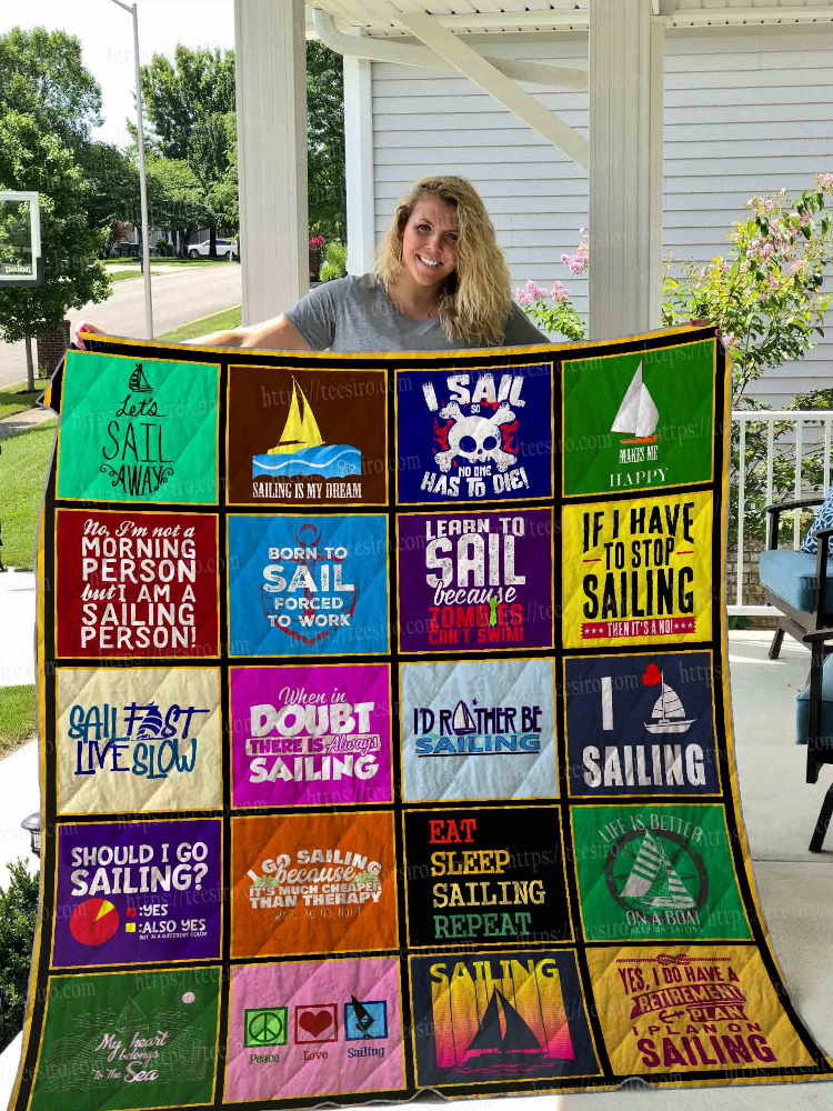 Sailing 3D Customized Quilt Blanket