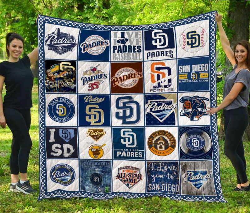 San Diego Padres 3D Customized Quilt Blanket