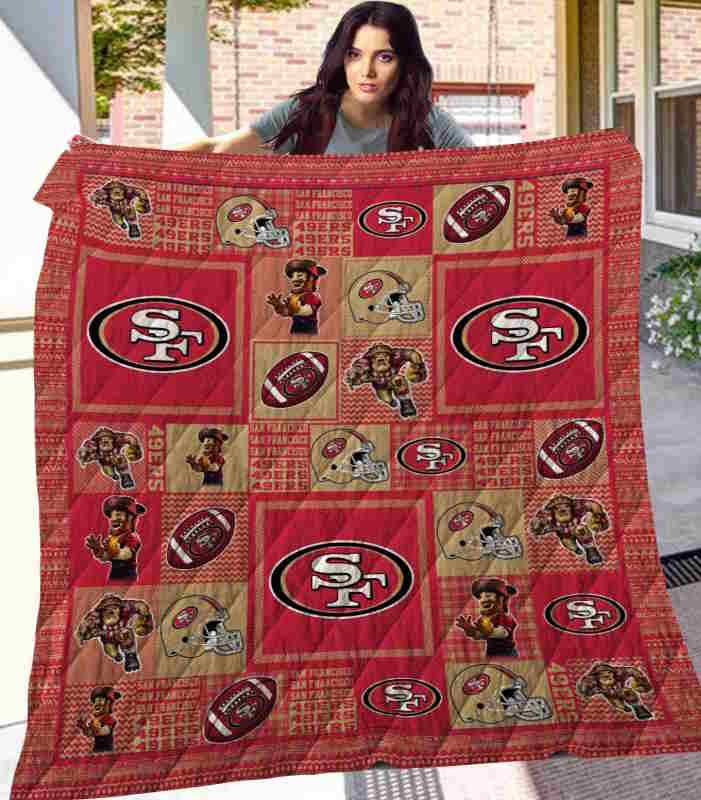 San Francisco 49Ers 3D Quilt Blanket