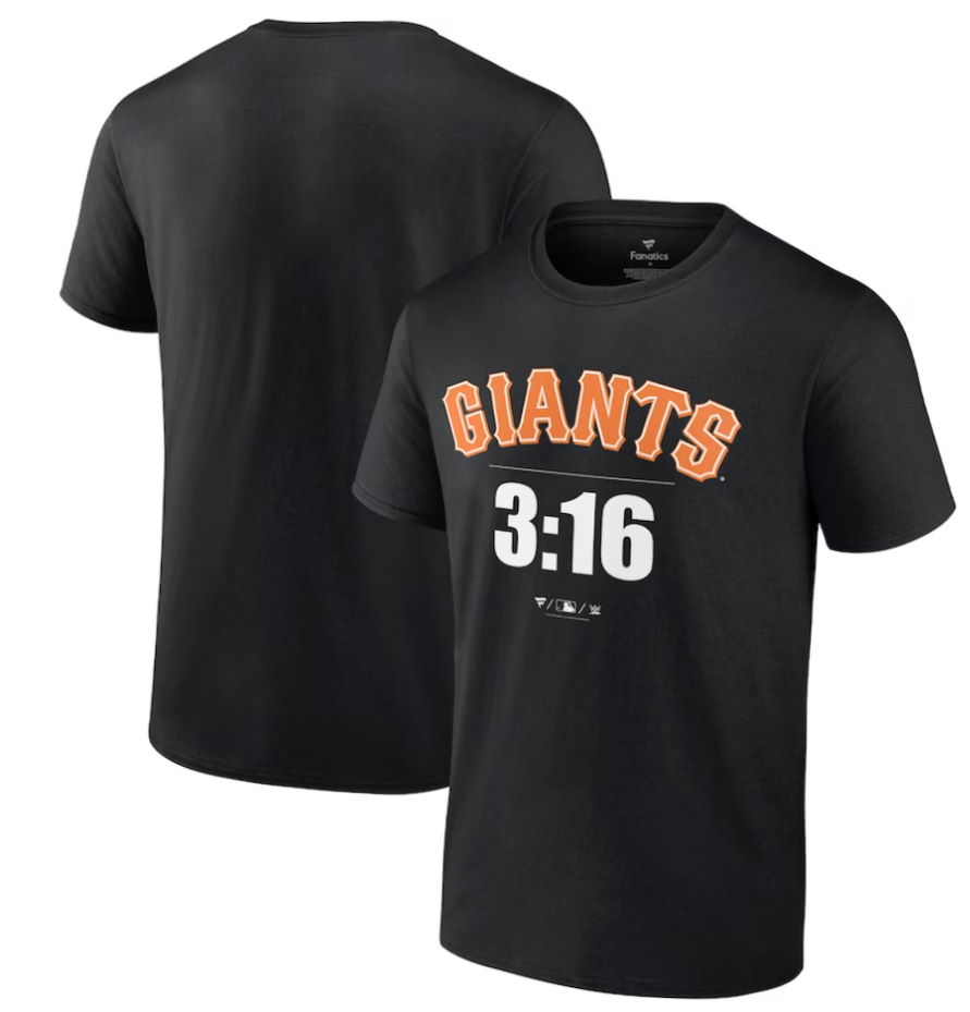 San Francisco Giants Stone Cold Steve Austin Black 3:16 T-Shirt