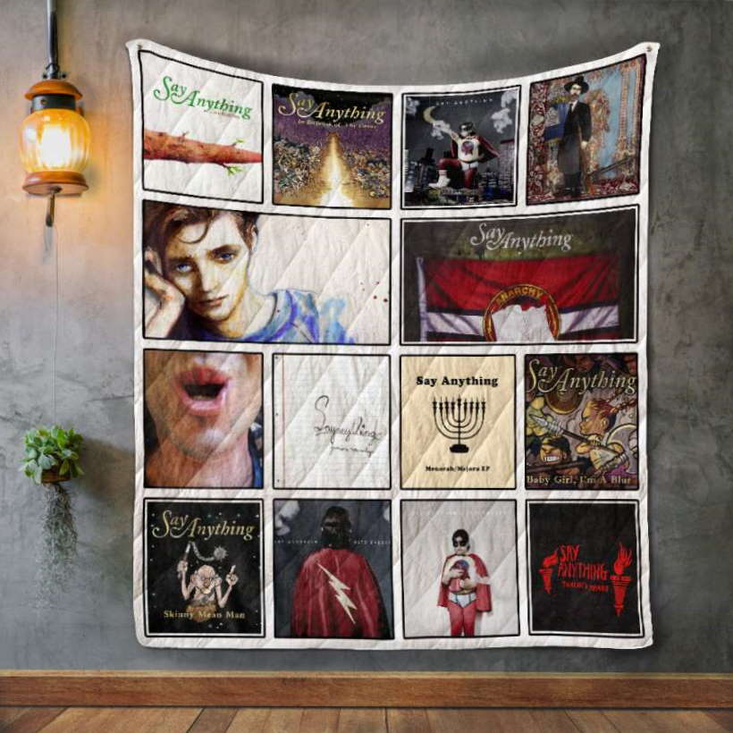 Say Anything Album Covers 3D Quilt Blanket