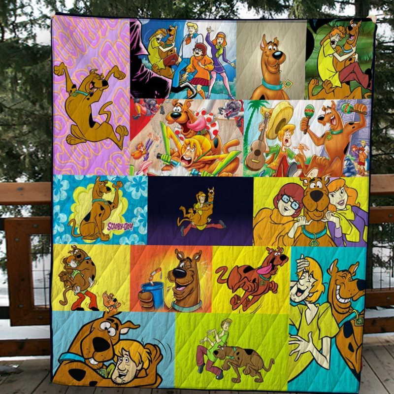 Scooby Doocustomize Quilt Blanket