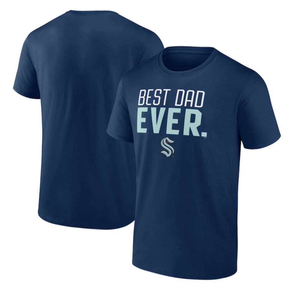 Seattle Kraken Best Dad Ever T-Shirt