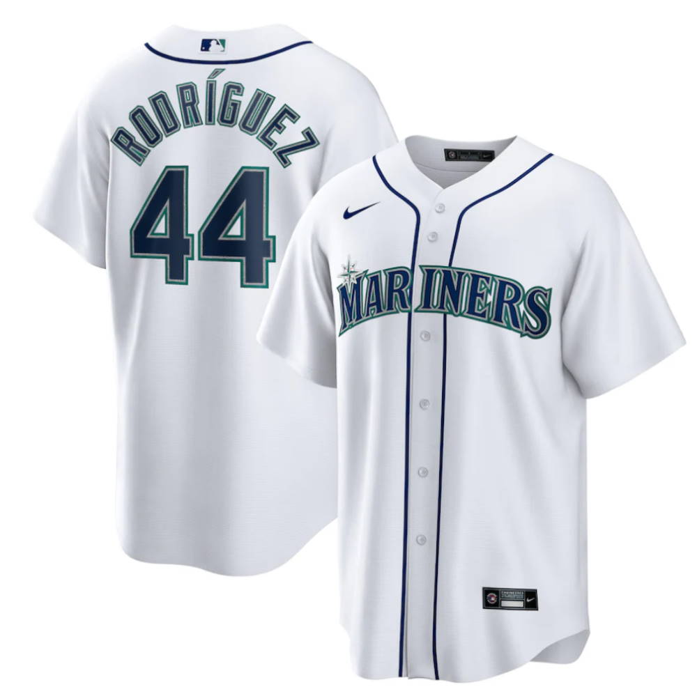 Seattle Mariners Julio Rodriguez White Home Replica Player Jersey