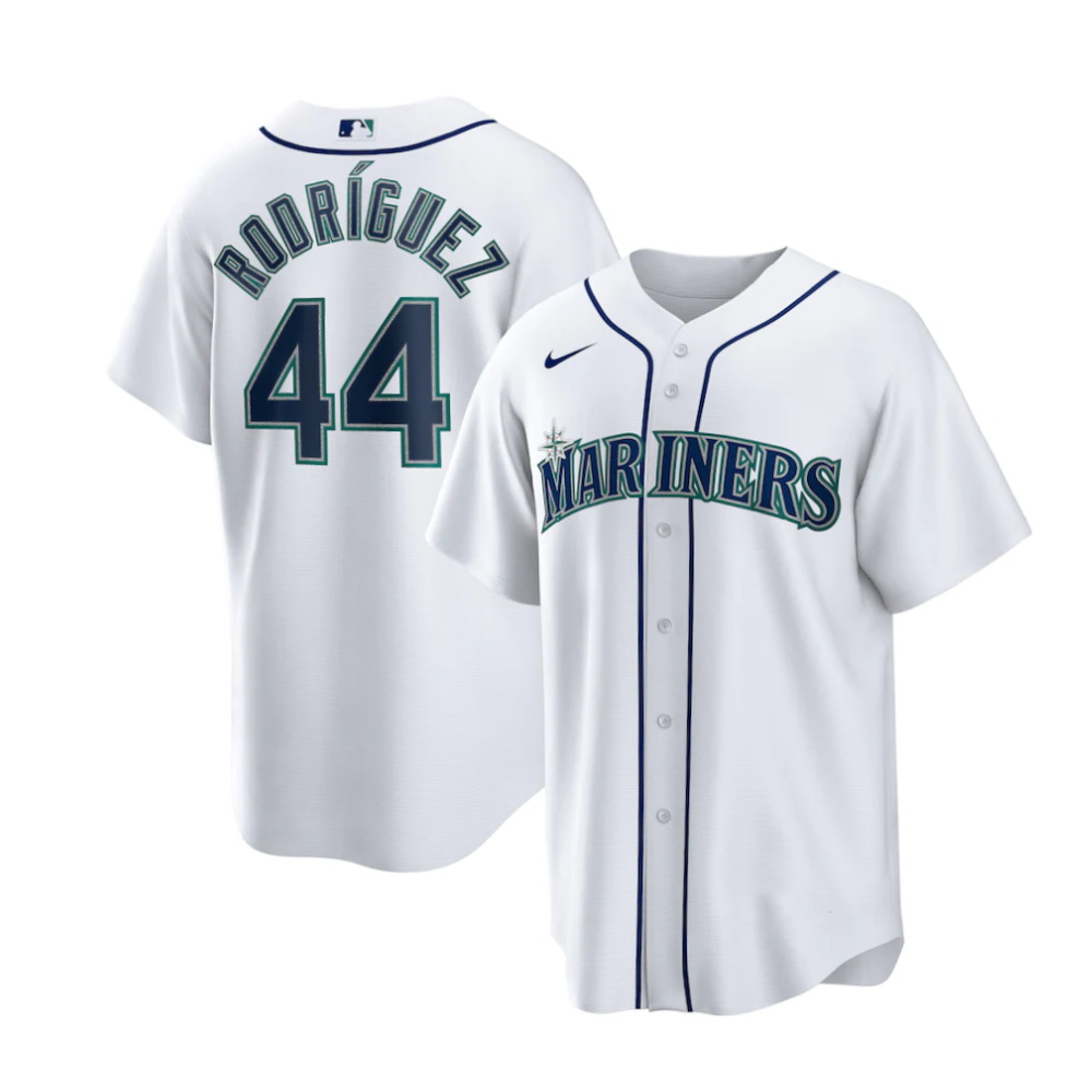 Seattle Mariners Julio Rodriguez White Home Replica Player Jersey