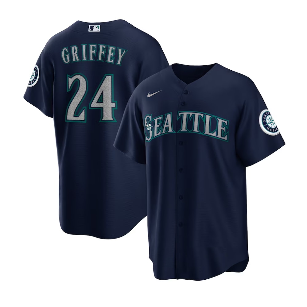 Seattle Mariners Ken Griffey Jr. Navy Alternate Replica Player Jersey