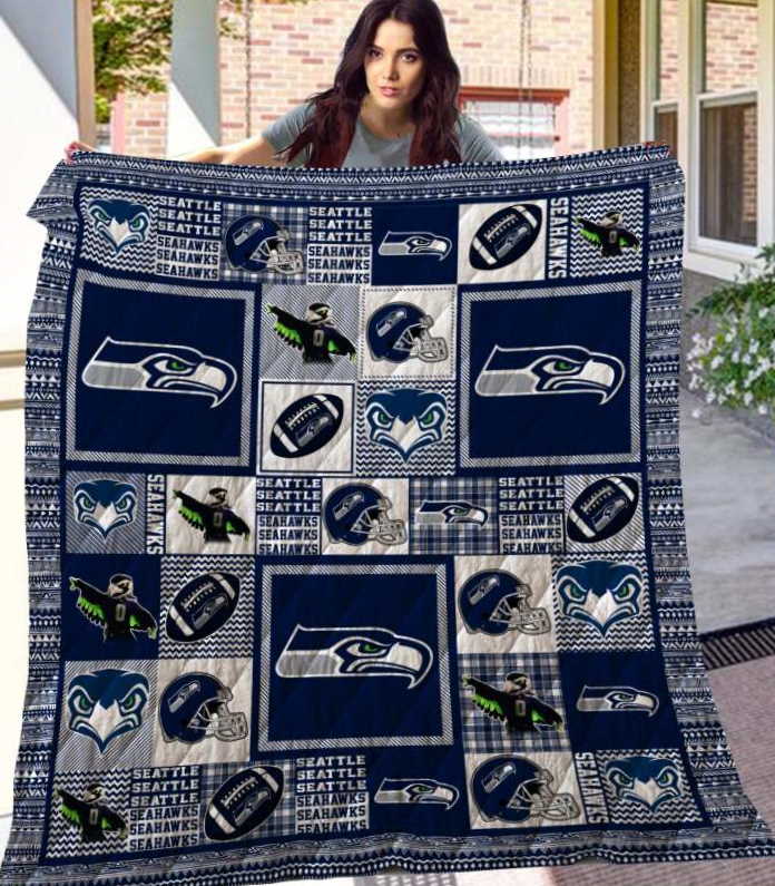 Seattle Seahawks 3D Customized Quilt Blanket