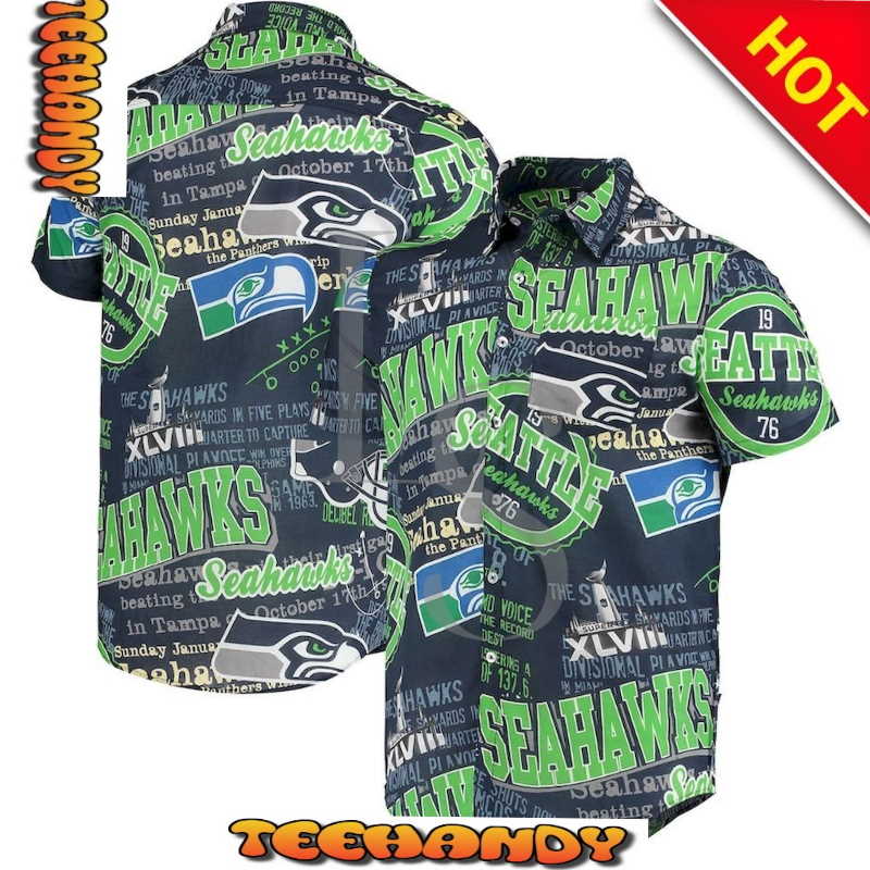 Seattle Seahawks Super Bowl Hawaiian Shirt