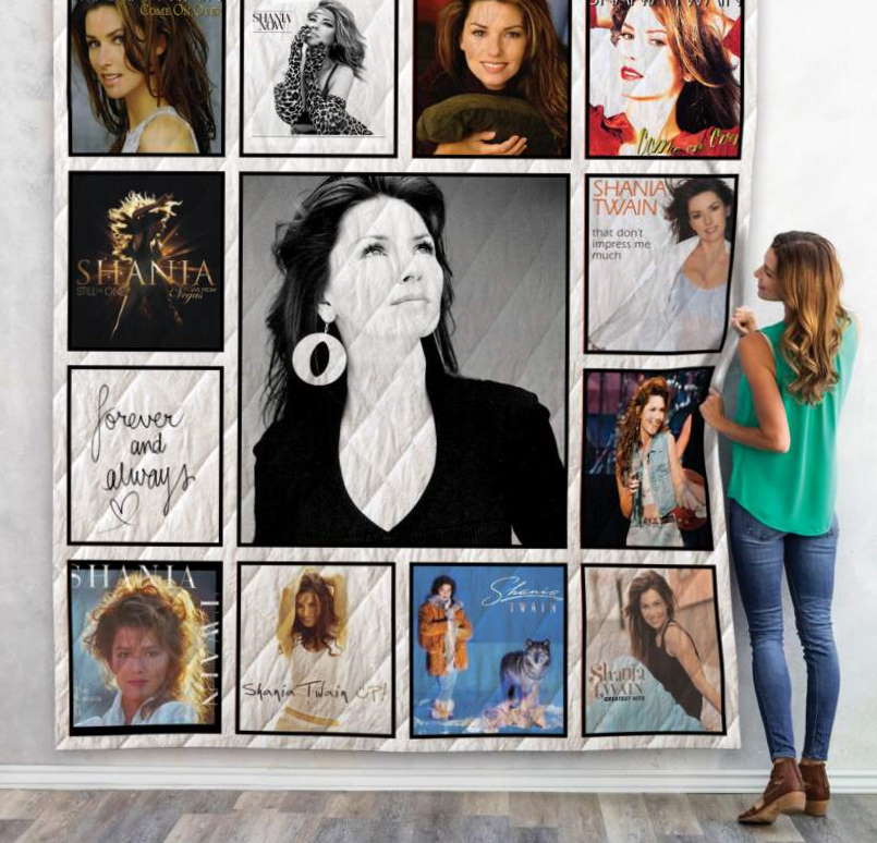 Shania Twain New Arrival 3D Quilt Blanket