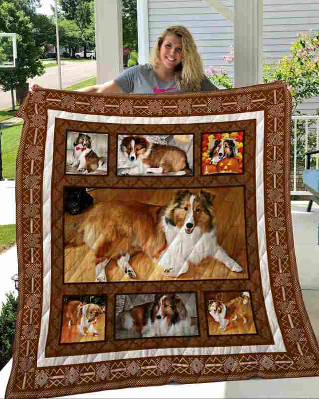 Sheltie 3D Quilt Blanket