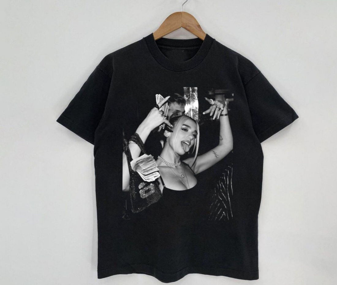 Singer Lipa Vintage Shirt Lipa Black And White Unisex Shirt