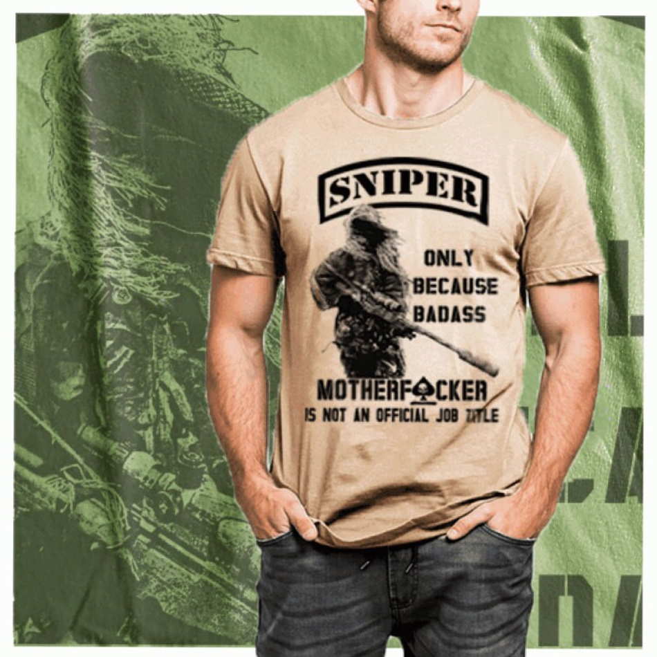 Sniper t-shirt Military Marksman Scout Sharpshooter Shirt