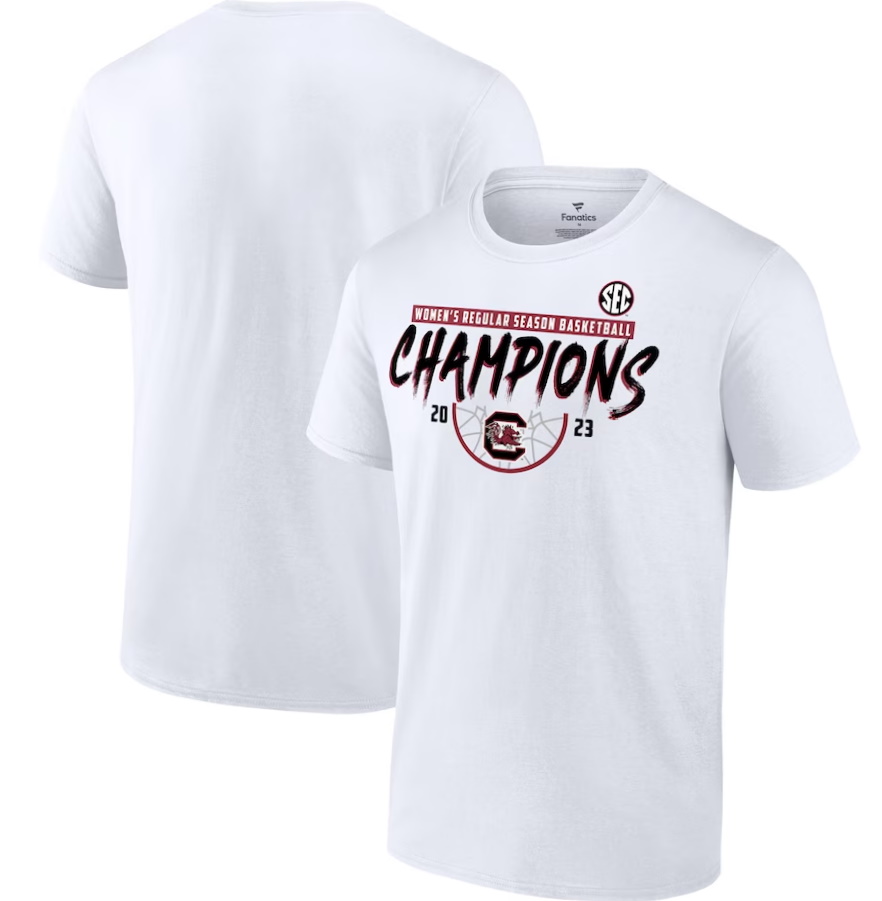 South Carolina Gamecocks 2023 SEC Women’s Basketball Regular Season Champions T-Shirt