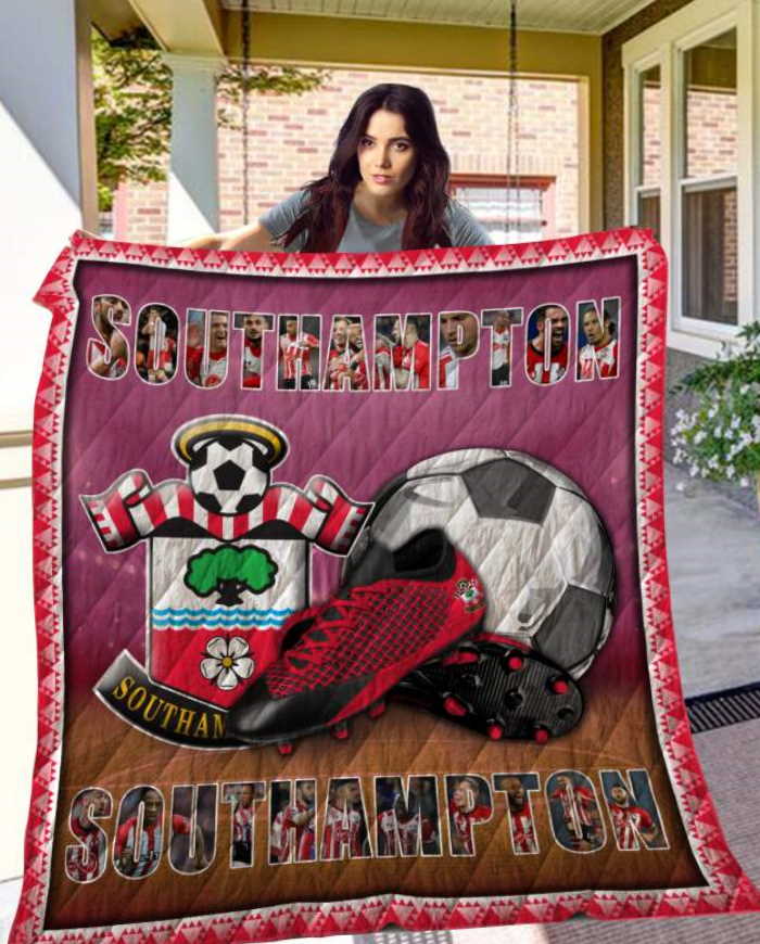 Southampton F.C 3D Customized Quilt Blanket