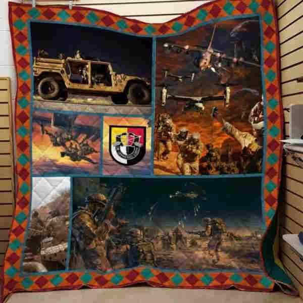 Special Forces Printing 3D Quilt Blanket