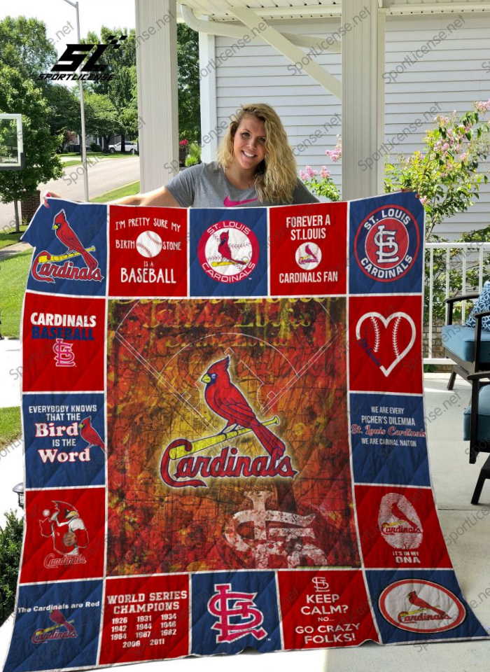 St. Louis Cardinals 3D Quilt Blanket