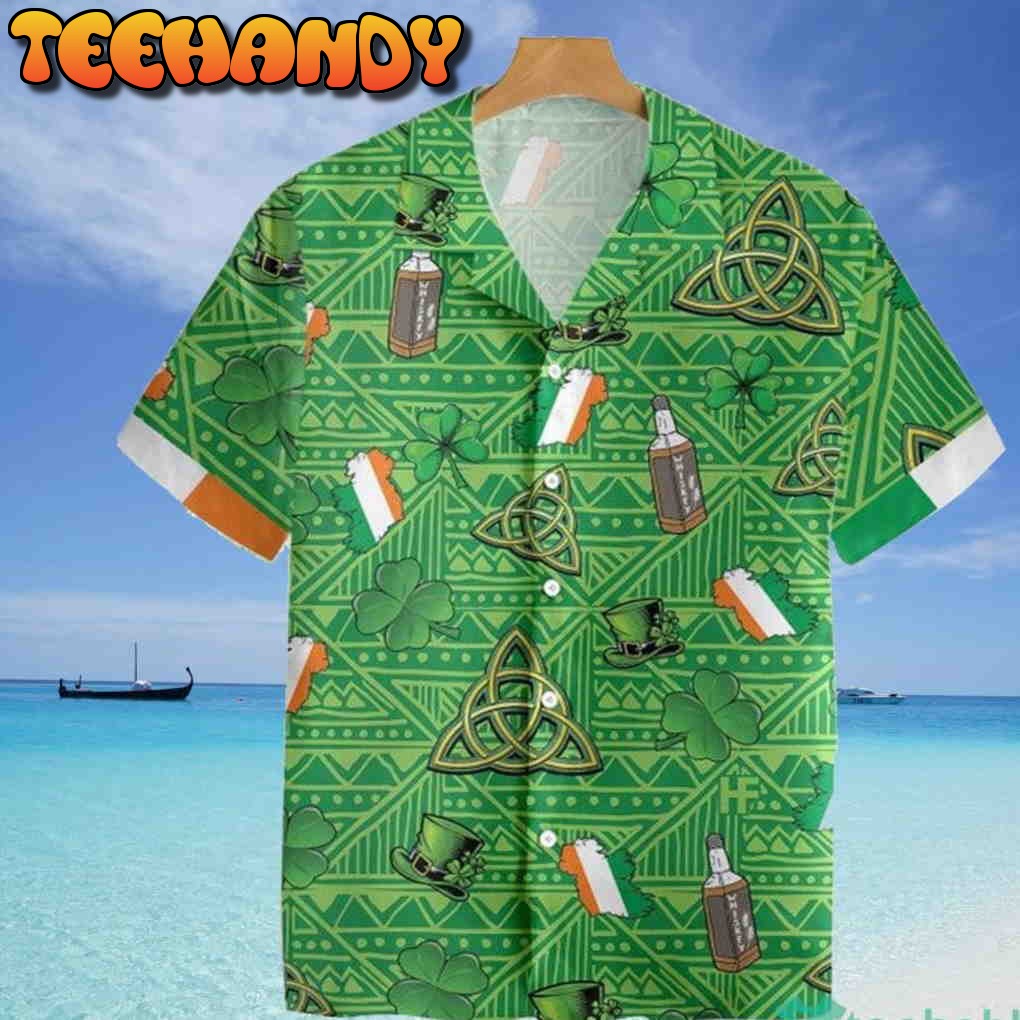 St Patrick’s Day Aloha Hawaiian Shirt