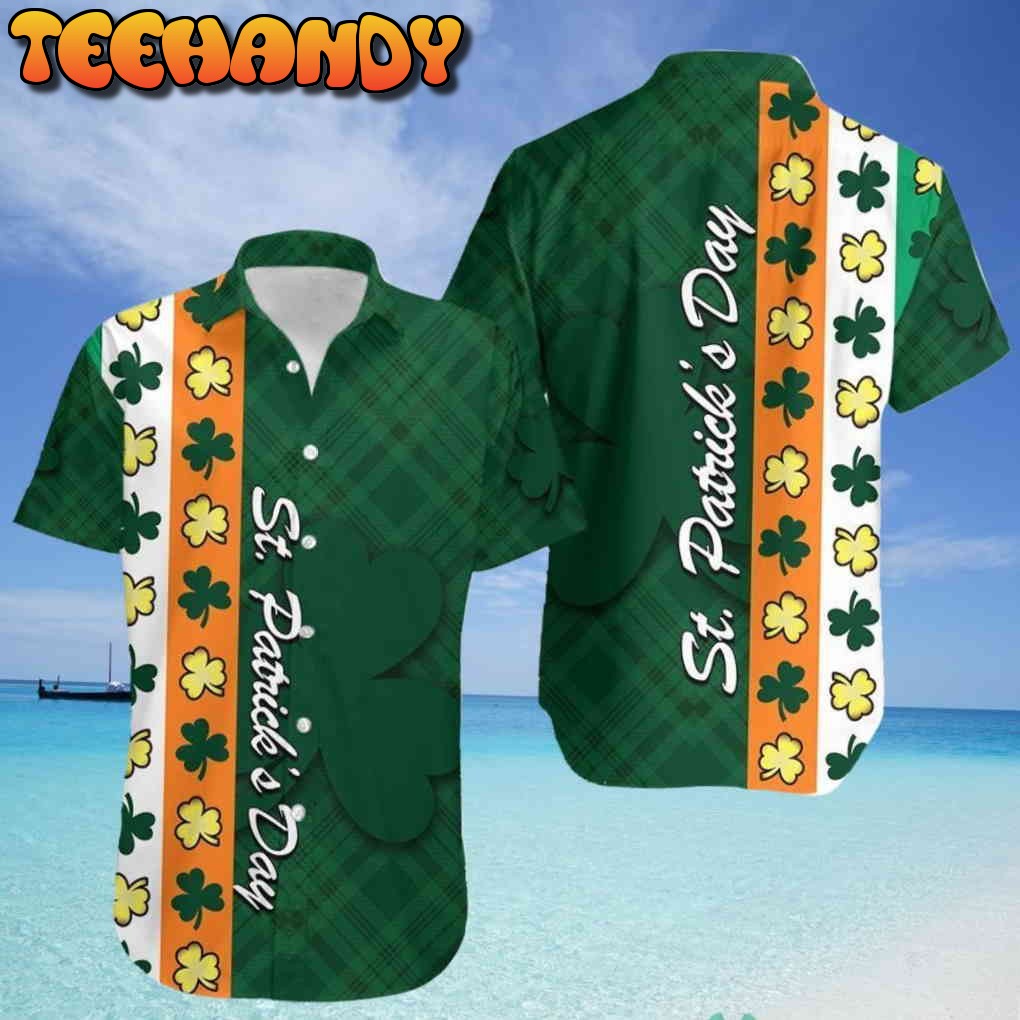 St. Patricks Day Ireland Aloha Hawaiian Shirt