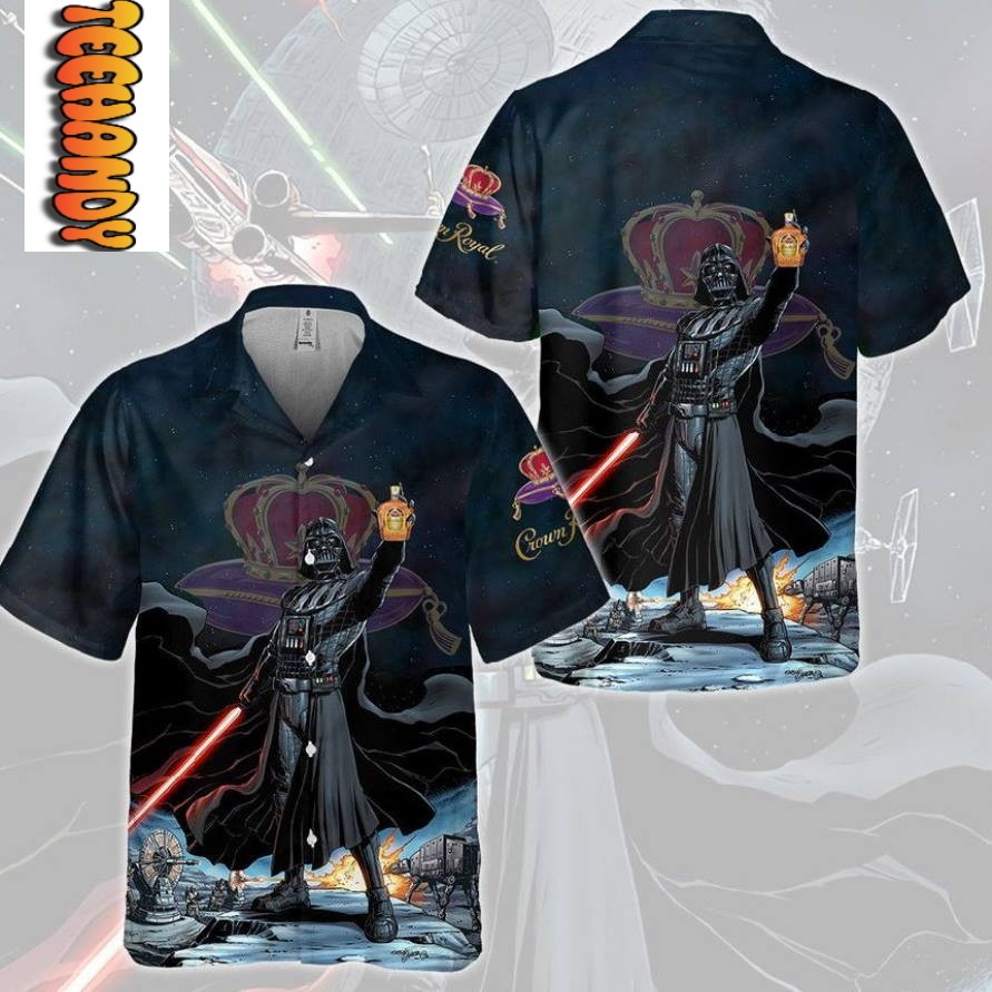 Star Wars Crown Royal Dark Hawaiian Shirt