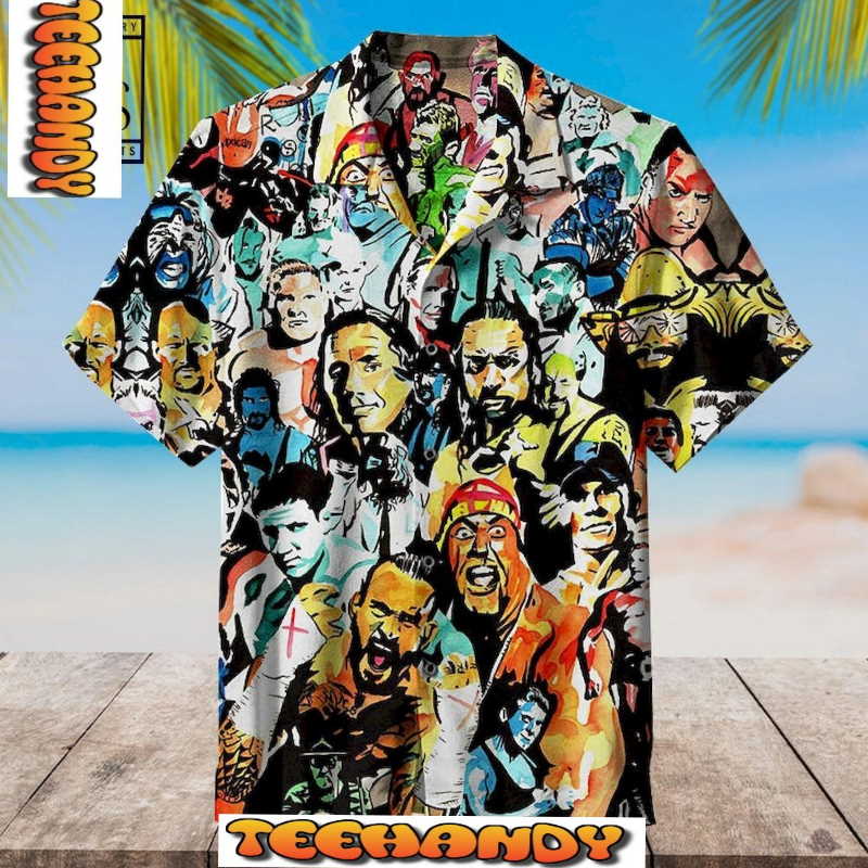 Star Wrestler WWE Hawaiian Shirt