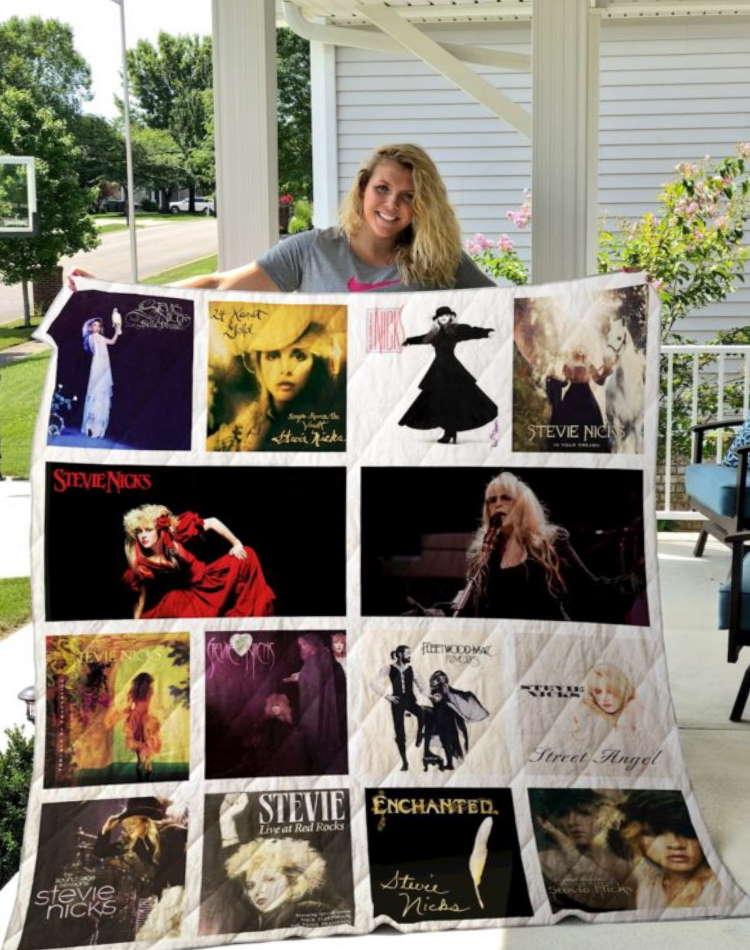 Stevie Nicks 3D Customized Quilt Blanket