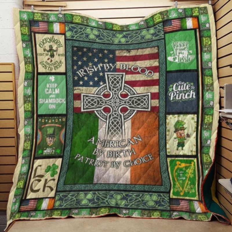 St.Patricks Day Irish 3D Customized Quilt Blanket