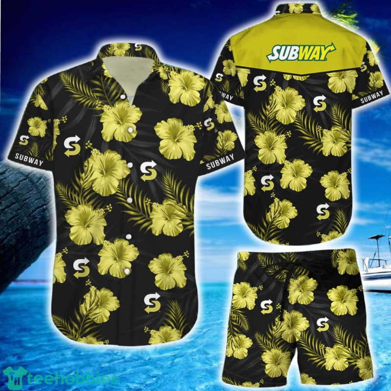 Subway Tropical Flowers Hawaiian Shirt And Short