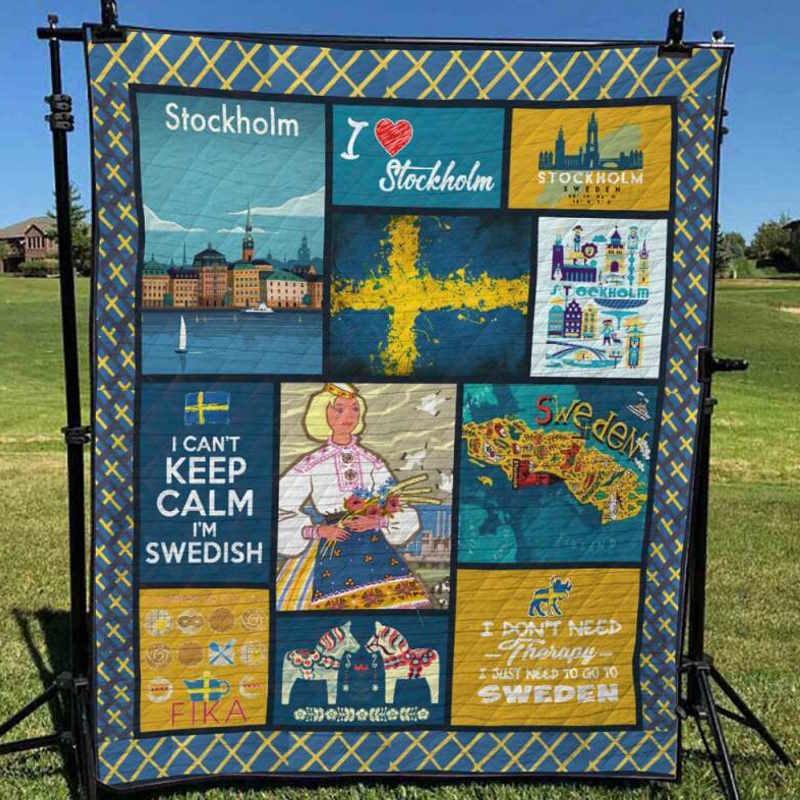 Swedish 3D Quilt Blanket