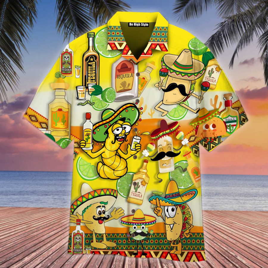 Tacos Tequila Hawaiian Shirt