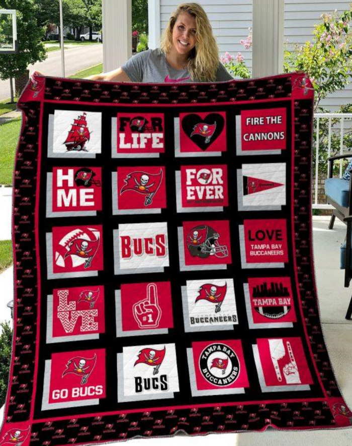 Tampa Bay Buccaneers 3D Quilt Blanket