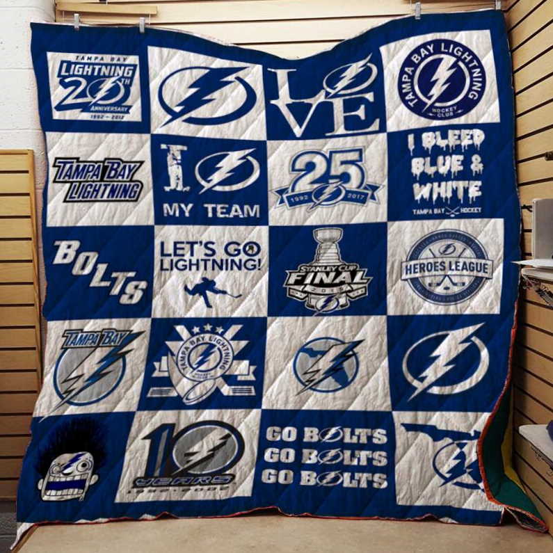 Tampa Bay Lightning 3D Customized Quilt Blanket