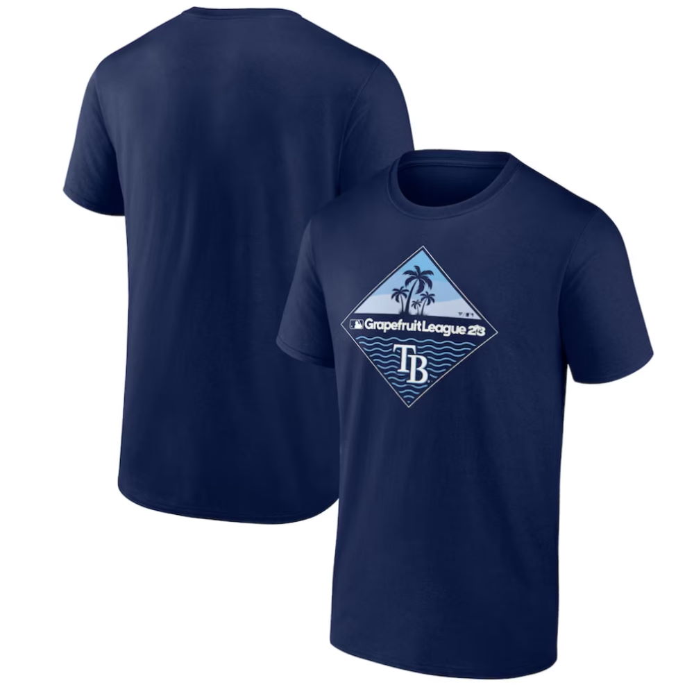 Tampa Bay Rays 2023 MLB Spring Training Diamond T-Shirt