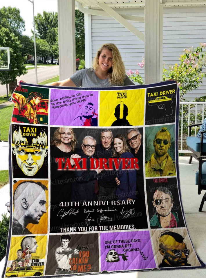 Taxi Driver 3D Quilt Blanket