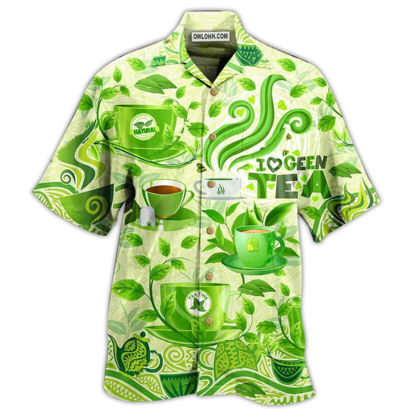 Tea Love Green Tea Hawaiian Shirt